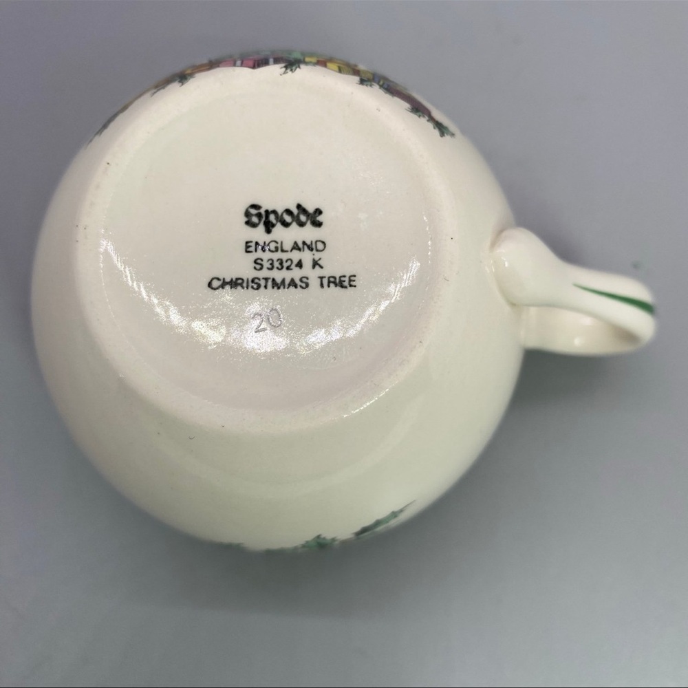 Spode Christmas tree tea cup ceramic England Home Decor Xmas - Picture 7 of 7